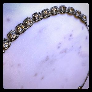 Silver Crystal Necklace